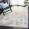 Safavieh 8 x 10 ft. Aria Contemporary Rectangle Power Loomed Rug - Rust & Blue ARA587P-8 - alternate 6